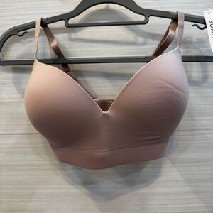 Soma Enbliss Wireless Seamless Bra Blush Pink Size 36C NWT